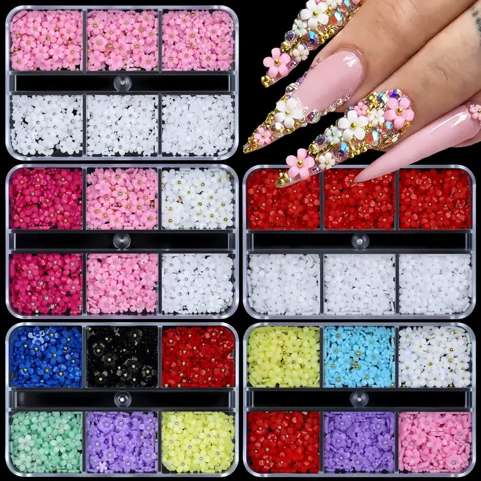 Breloques 3D en acrylique pour nail art