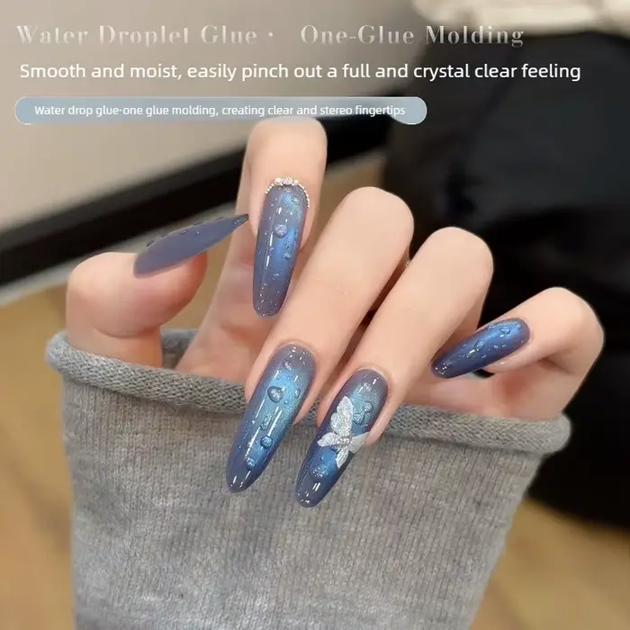 Nouveau Gel de Finition Transparent 10ML Effet Goutte d'Eau Printemps-Été 2026