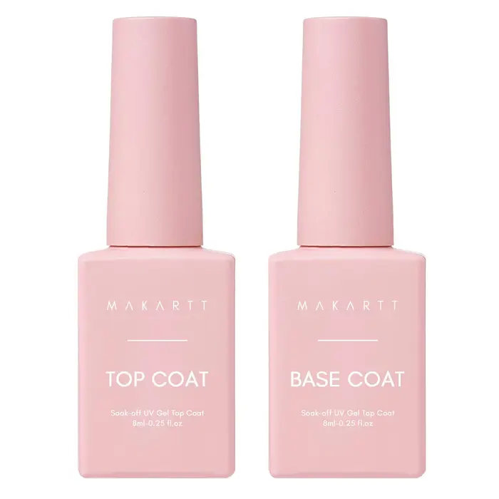 Makartt-Kit de Verhéritage à Ongles UV et Base, Couche de Finition et Base, Sans Lingette, Brcorpore