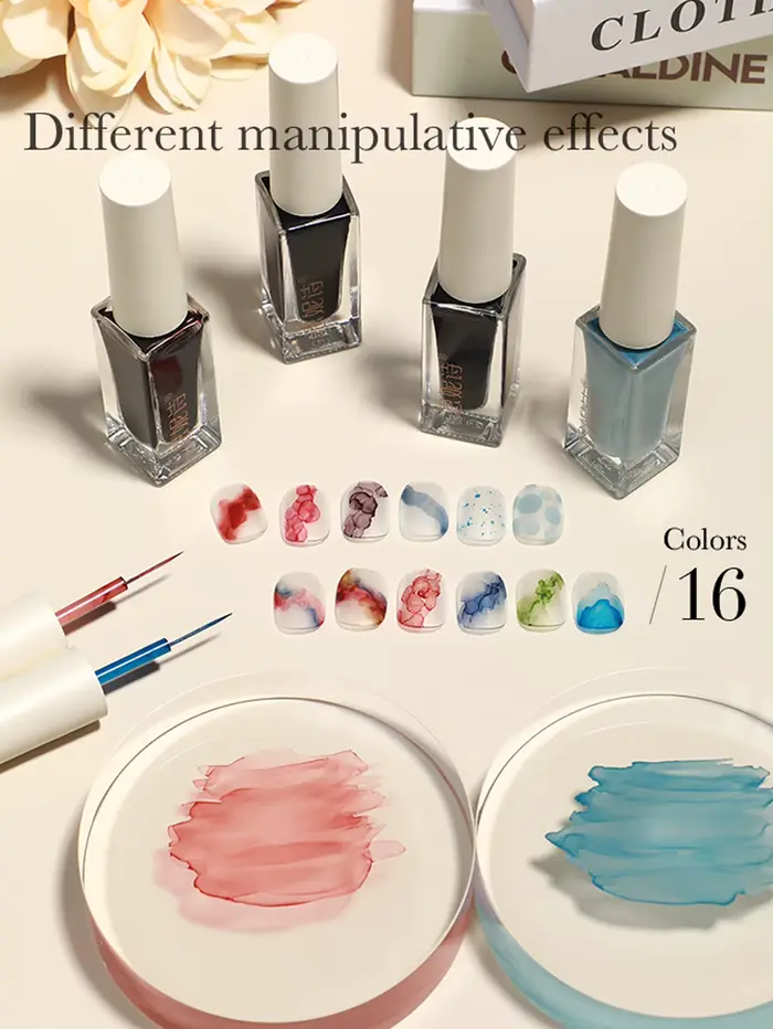 Gel floraison pour ongles (brosse fine intégrée)