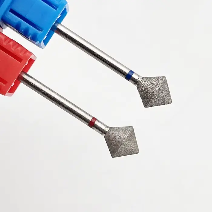 1 pièces nouveau losange diamant foret à ongles tête de polissage des ongles, 3/332 tige losange lim