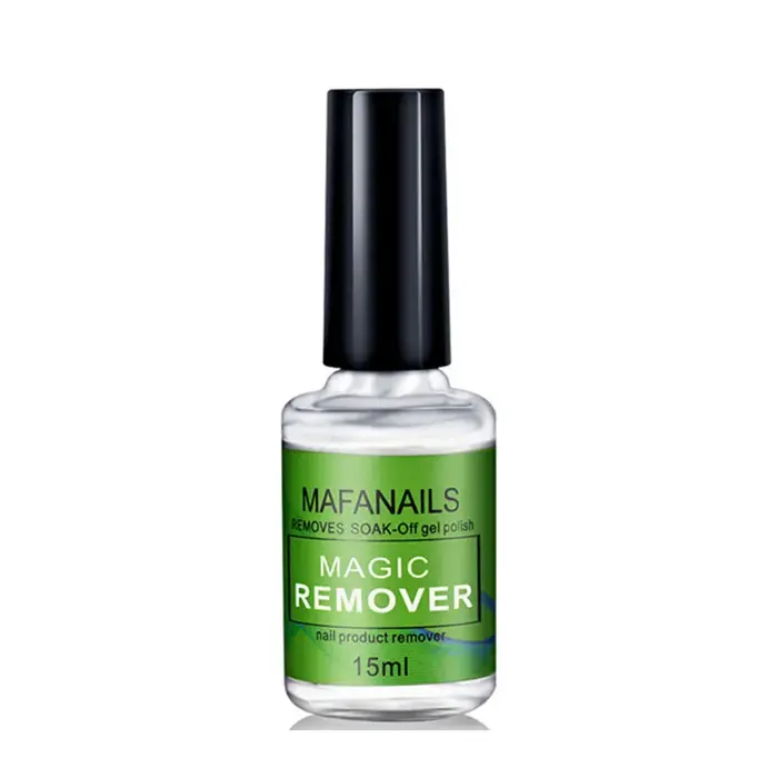 Vernis dissolvant de Gel pour ongles, 15 ml/bouteille, tremper, 3 Minutes, élimine rapidement et facilement le vernis Gel, 0,5 fl.Oz, professionnel, Non irritant