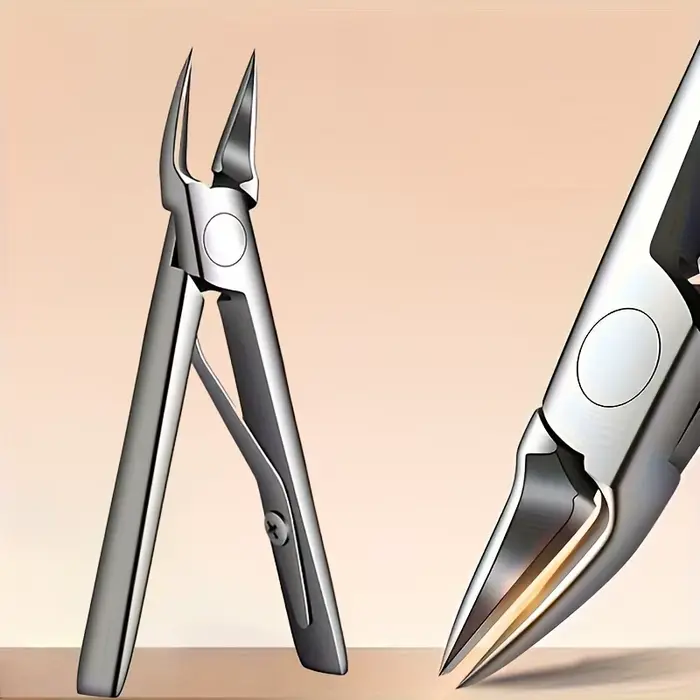 Coupe-ongles professionnel épais avec corps en acier inoxydable, pour le soin des ongles et l'élimin