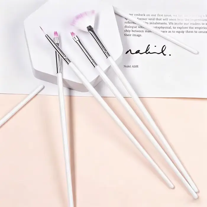 Ensemble de pinceaux pour Nail Art, 7 pièces, pinceaux pour peinture sur ongles, outils de salon de manucure, adaptés à un usage domestique et en salon de manucure