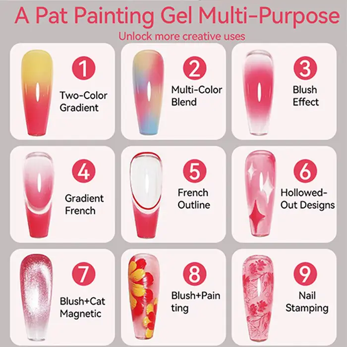 Kit de vernis à ongles en gel 16 couleurs pour femmes