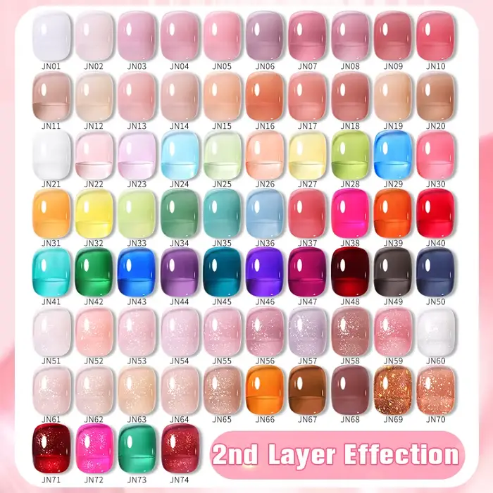 BORN PRETTY violet gelée nu Gel vernis à ongles 10ml translucide clair Gel