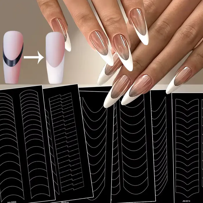 Pochoirs autocollants pour Nail Art