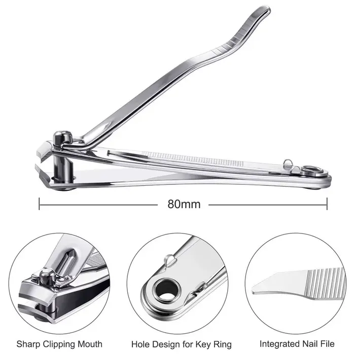 Coupe-ongles en acier inoxydable
