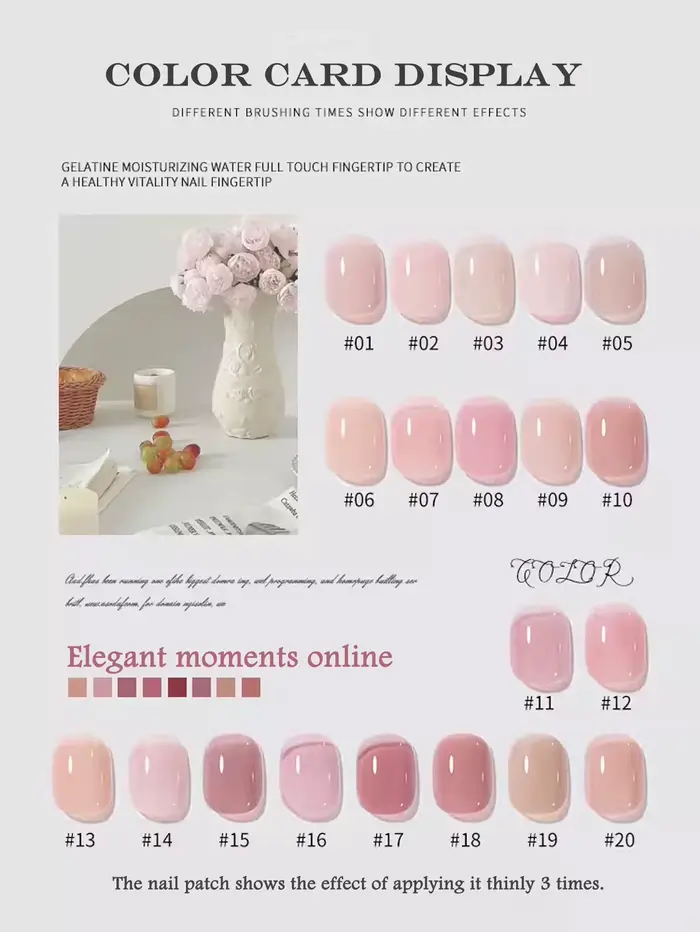 Verhéritage à Ongles Gel Nude Ice-Clear
