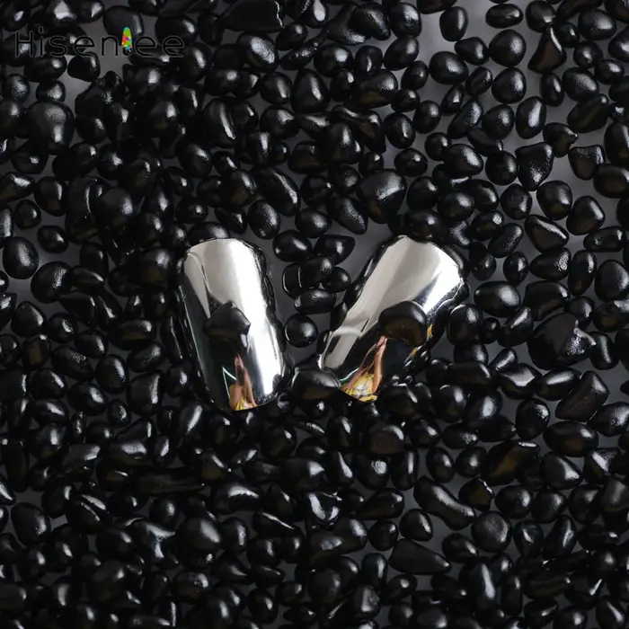 Hisenlee 20g couleur argent petit caméléon strass pierre irrégulière perles pierres manucure bricolage 3d Nail Art décoration