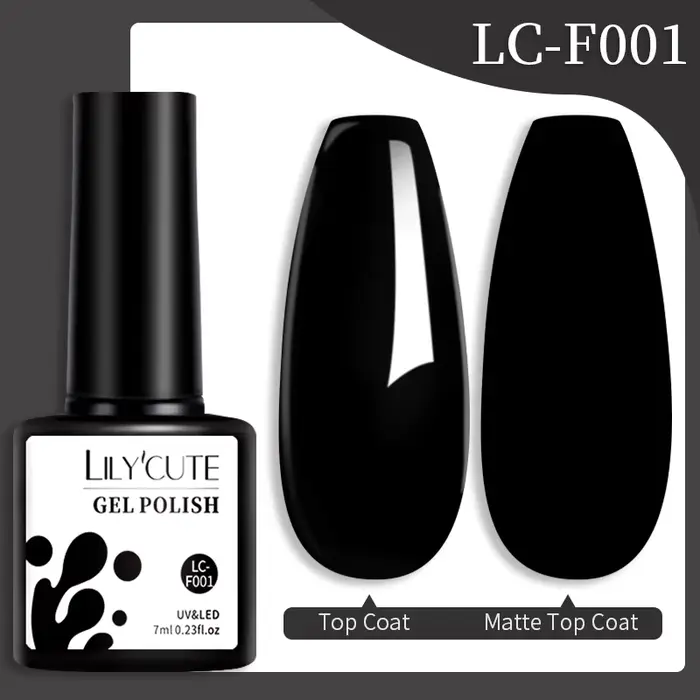LILYCUTE 7ML paillettes Gel vernis à ongles coloré Semi Permanent tremper UV LED ongles Art pour man