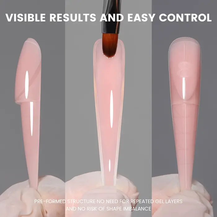 YOKEFELLOW ImMaster French Dual Nail Form 15Size Magic Caps Stiletto Zone