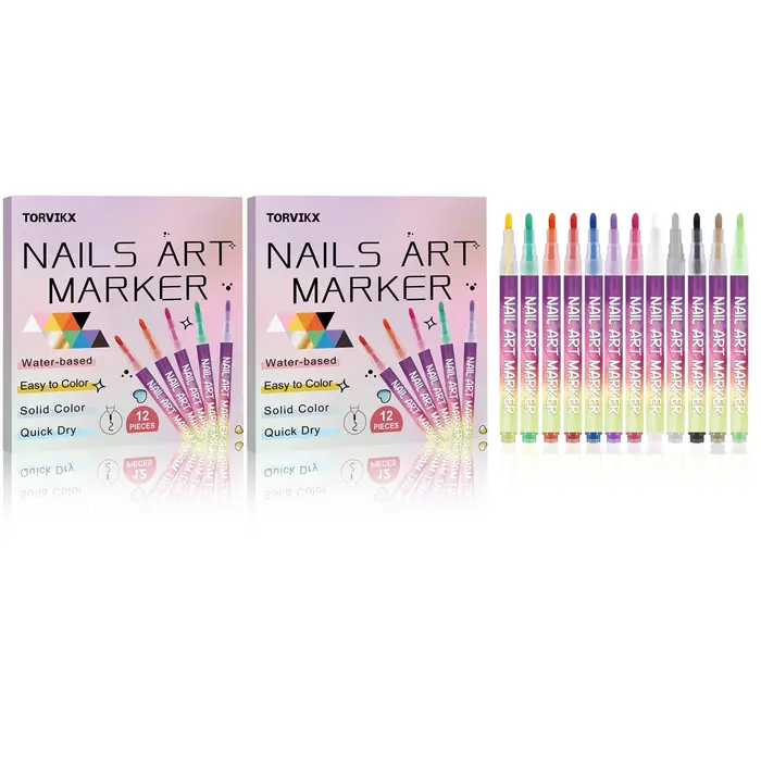Ensemble de stylos marqueurs pour nail art