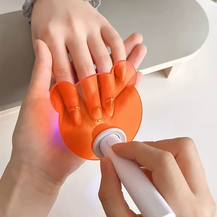 Dispositifs de Salon de beauté des ongles, déflecteur bloquant la lumière en acrylique pour lampe Uv à ongles de forme droite, lunettes de protection Anti-lumière bleue