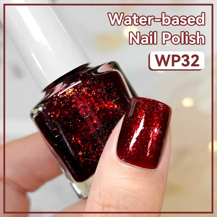 LILYCUTE 7ml vernis à ongles à base d'eau 40 couleurs longue durée séchage rapide pas besoin de lamp