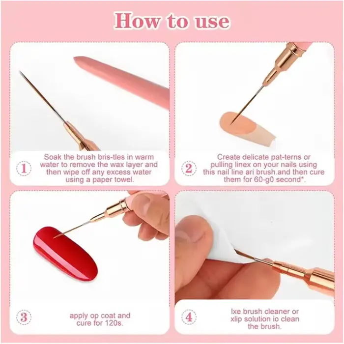 Ensemble de pinceaux pour Nail Art