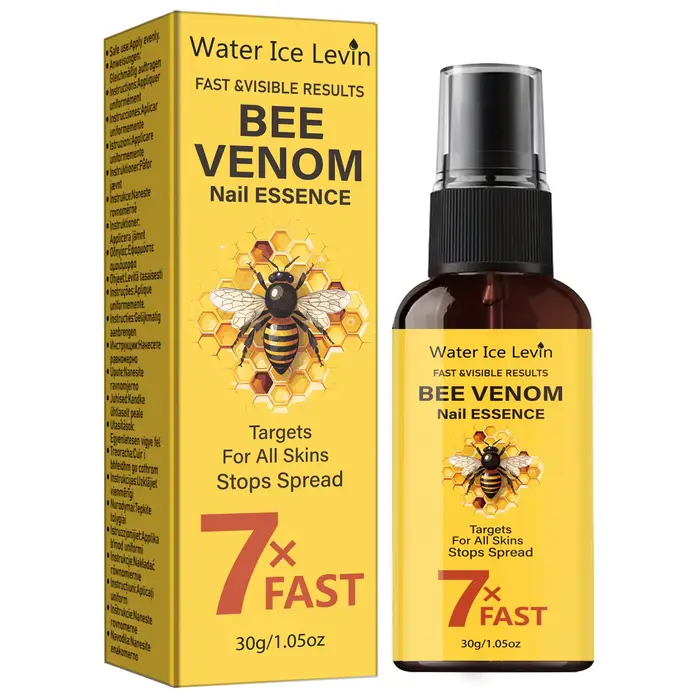 Essence pour ongles au venin d'abeille - Action rapide 7X, Arrête la propagation, Convient à toutes 