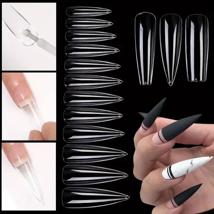Extension de faux ongles en acrylique