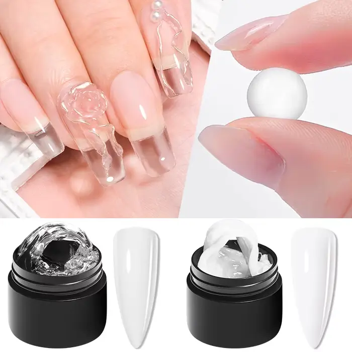 2/3 pièces clair antiadhésif Extension de main Gel vernis à ongles ensemble 3D façonnage/sculpture/s