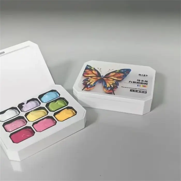 1 pièce de vernis à ongles gel solide 9 couleurs, vernis à ongles gel dégradé haute saturation à couche épaisse, produits de nail art couleur unie élégants