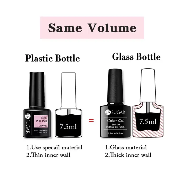 UR SUGAR 7.5ML bleu noir rouge paillettes
