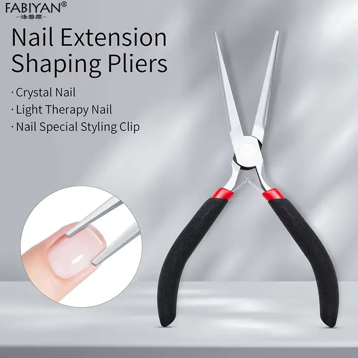 Pince à ongles en acier au carbone, outil de manucure, pour gel UV