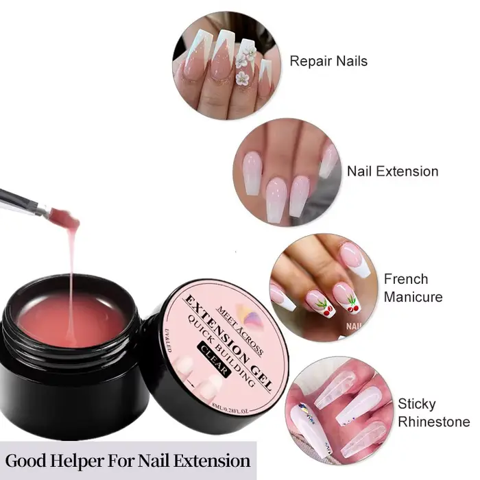 MEET ACROSS-Verhéritage à Ongles Gel UV Semi-continu