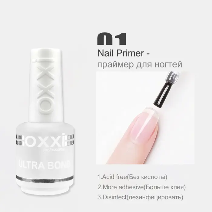 OXXI 15ml Base et couche de finition pour vernis Gel
