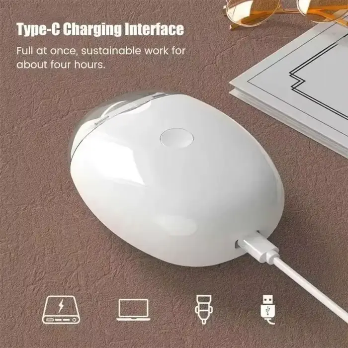 Coupe-ongles électrique 2 en 1 avec lumière LED, lime à ongles automatique, mini outils de manucure 