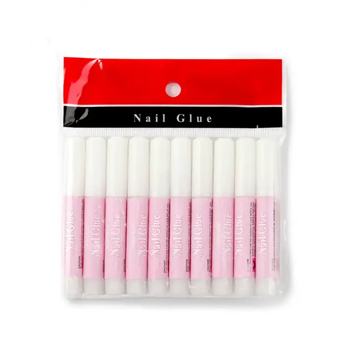 Colle acrylique pour faux ongles, 2g, séchage rapide, pâte Gel collant, décorations de bijoux, colle