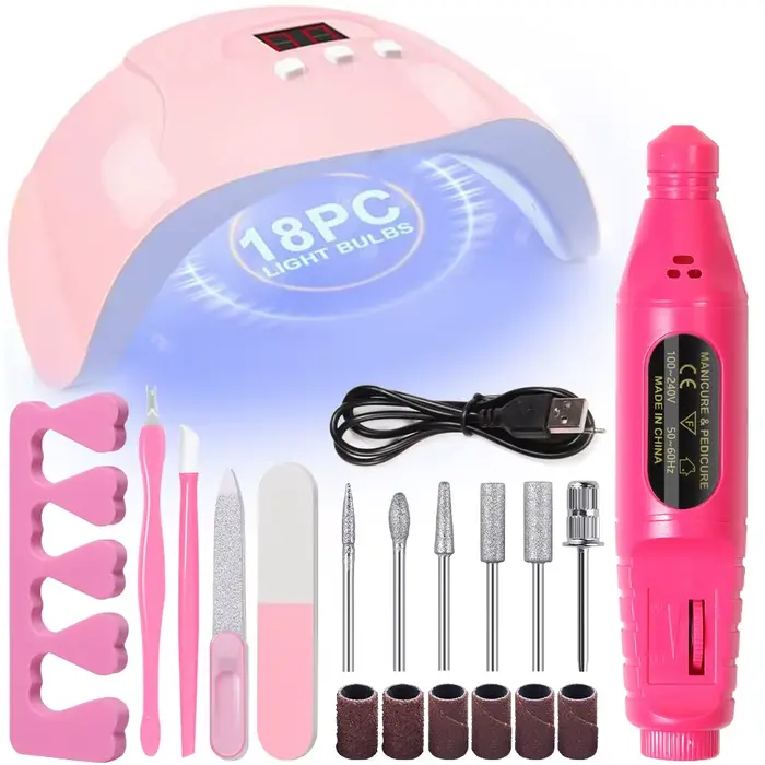 LINMANDA manucure Kit de lampe UV LED ensemble
