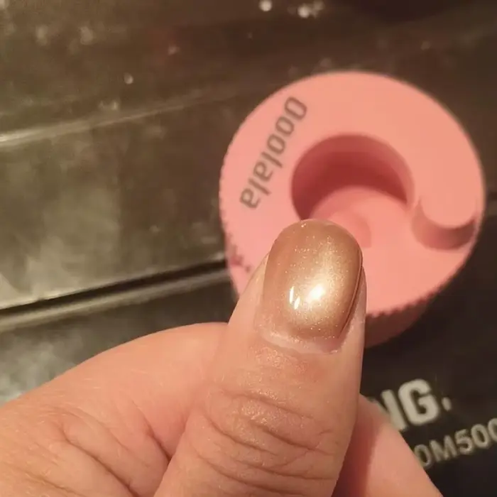 Aimant rotatif pour ongles effet œil de chat, large, avec perles de verre, multifonctionnel, puissan