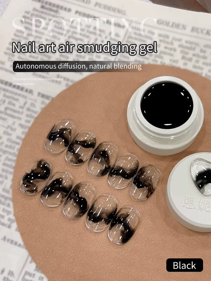 Vernis à ongles en Gel floraison transparent Uv Led, 5g, pour effet d'épandage, marbre, pierre natur