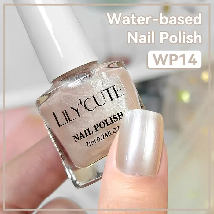 LILYCUTE 7ml vernis à ongles à base d'eau 40 couleurs longue durée séchage rapide pas besoin de lampe pour guérir les