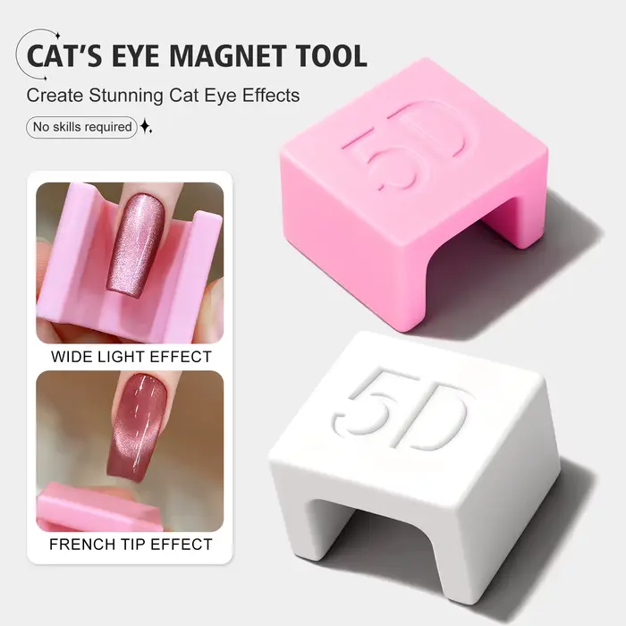 Outil magnétique œil de chat, bâton magnétique pour Nail Art, Gel œil de chat magnétique spécial vel