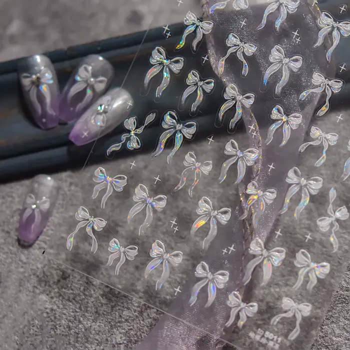 Autocollant pour ongles en gelée