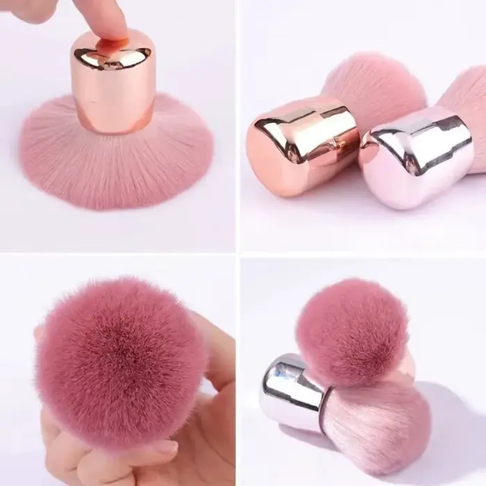 Brosse ronde en forme de champignon pour Nail Art professionnel