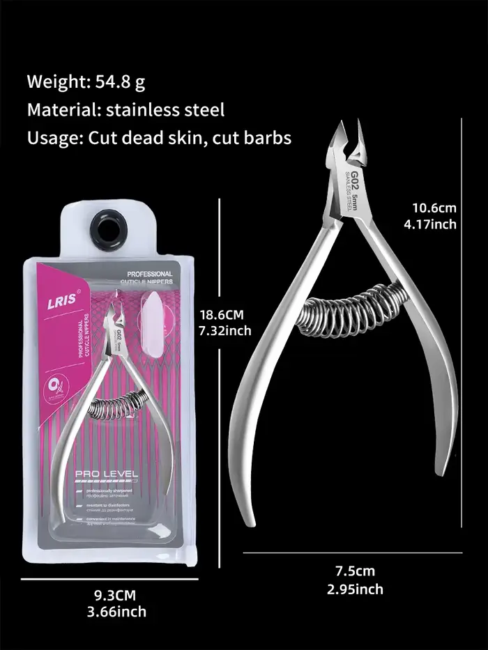 Coupe-cuticules Coupe-cuticules Ongles, Coupe-ongles en acier inoxydable Coupe-ongles Outils de pédi