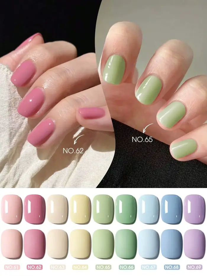 Ensemble de vernis à ongles Gel coloré de 15ml