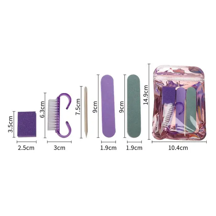 Outils de manucure mignons en acier inoxydable