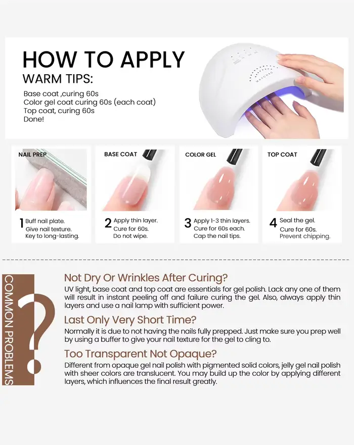 MAYCHAO – vernis à ongles UV LED