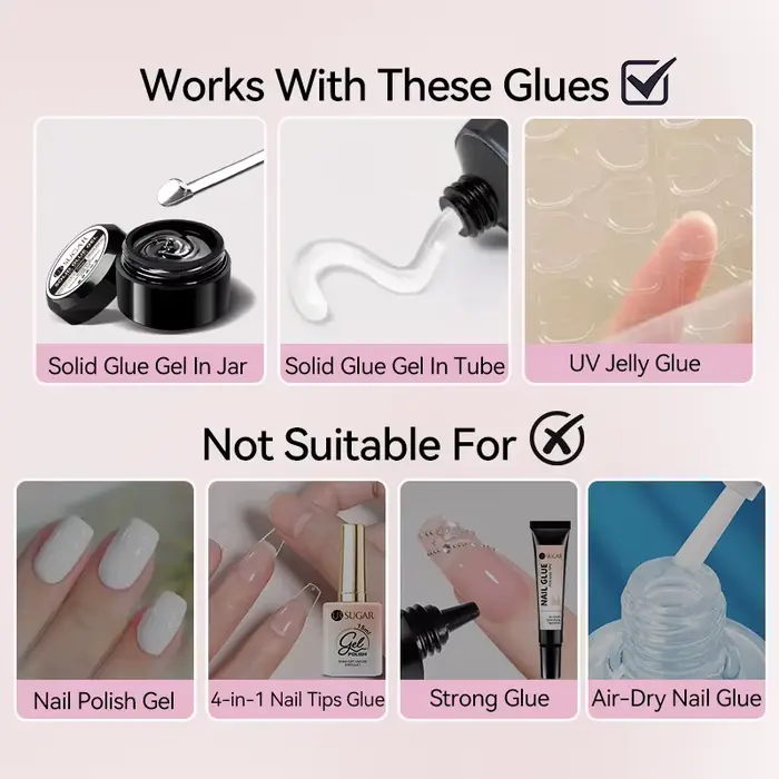 UR SUGAR 15ml dissolvant pour pointes solides Gel faux ongles conseils adhésifs