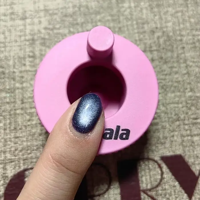 Aimant rotatif pour ongles effet œil de chat, large, avec perles de verre, multifonctionnel, puissan