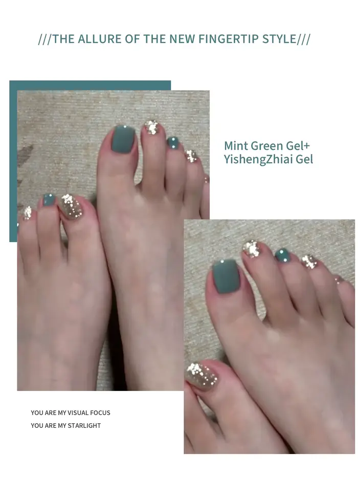 Ensemble de vernis à ongles en gel vert citron, 2 pièces, 10ML, vernis à ongles UV LED, pour débutants, manucure, salon, bricolage à domicile