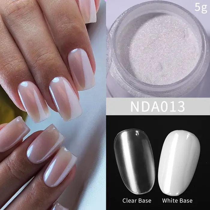 NICOLE DIARY – poudre à ongles miroir au clair de lune