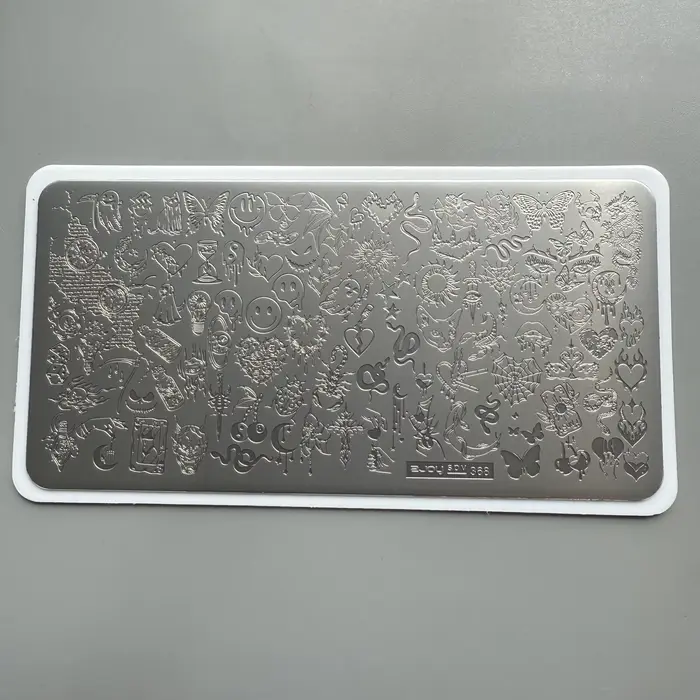 XMQ NAIL ART STAMPING PLATES TEMPLATE DE LONNE