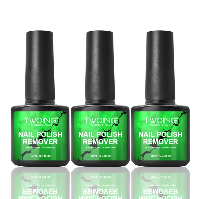Ensemble de 3 dissolvant de vernis à ongles en Gel