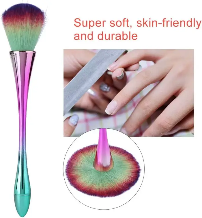 Pinceau professionnel à manche long pour nail art, brosse de maquillage, outils de manucure, 7 style