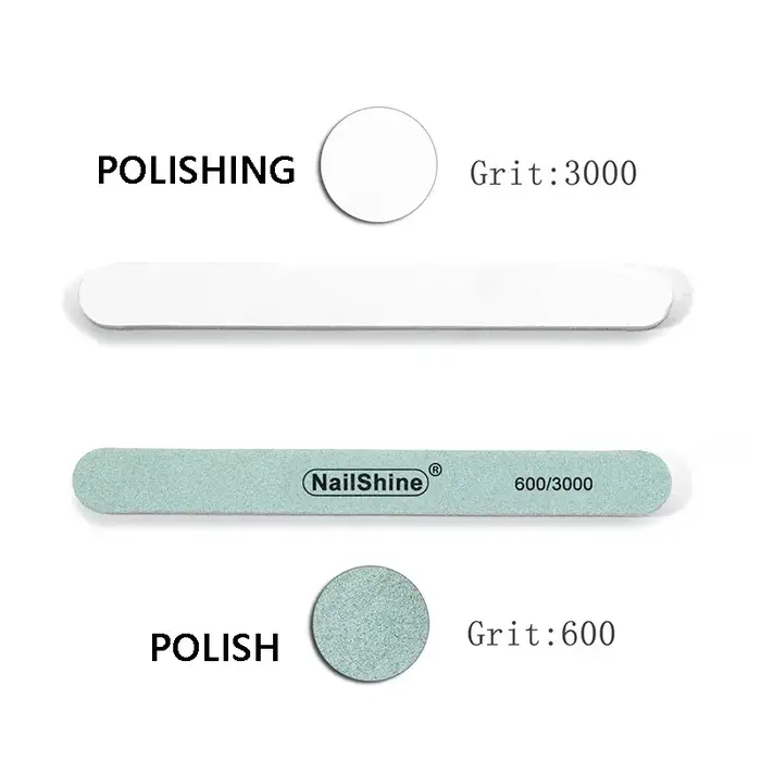 Lime à ongles : planches émeri de grain 600/3000 pour ongles