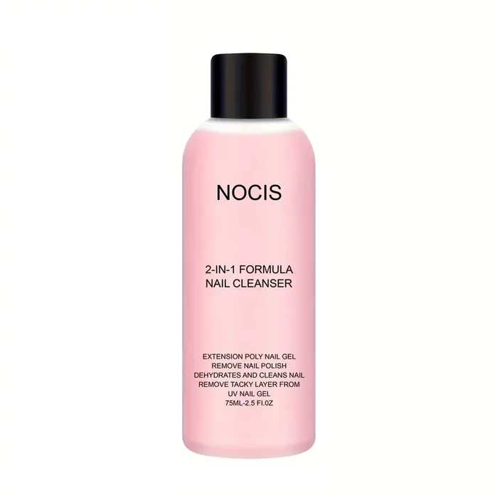 Gel nettoyant 2 en 1 pour ongles et dissolvant de vernis, solution professionnelle antidérapante pou